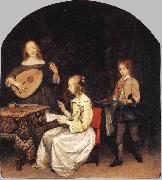 TERBORCH, Gerard The Concert sg oil painting reproduction